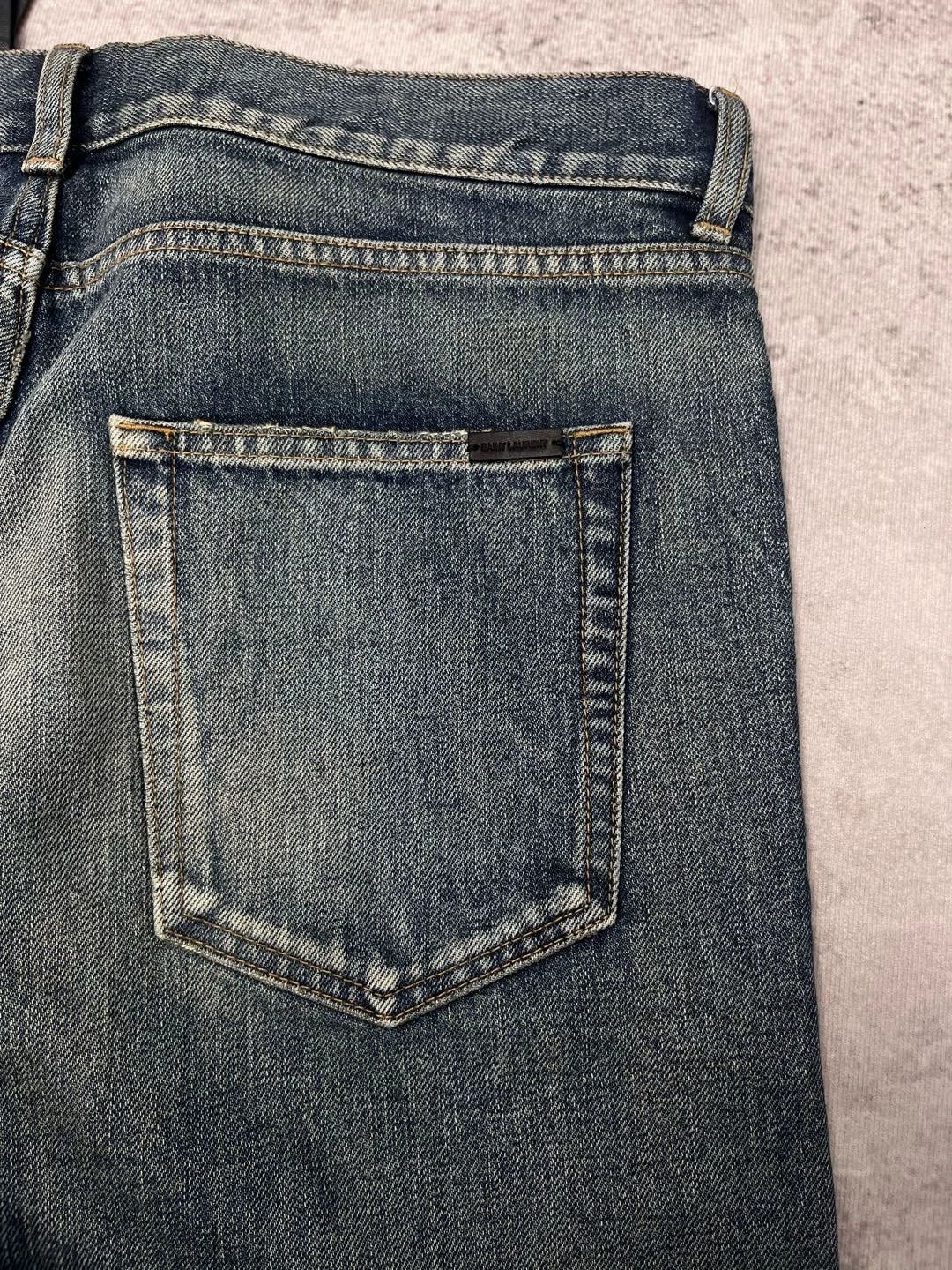 Saint Laurent Paris Saint Laurent Paris Washed jeans Size US 33 - 3 Thumbnail