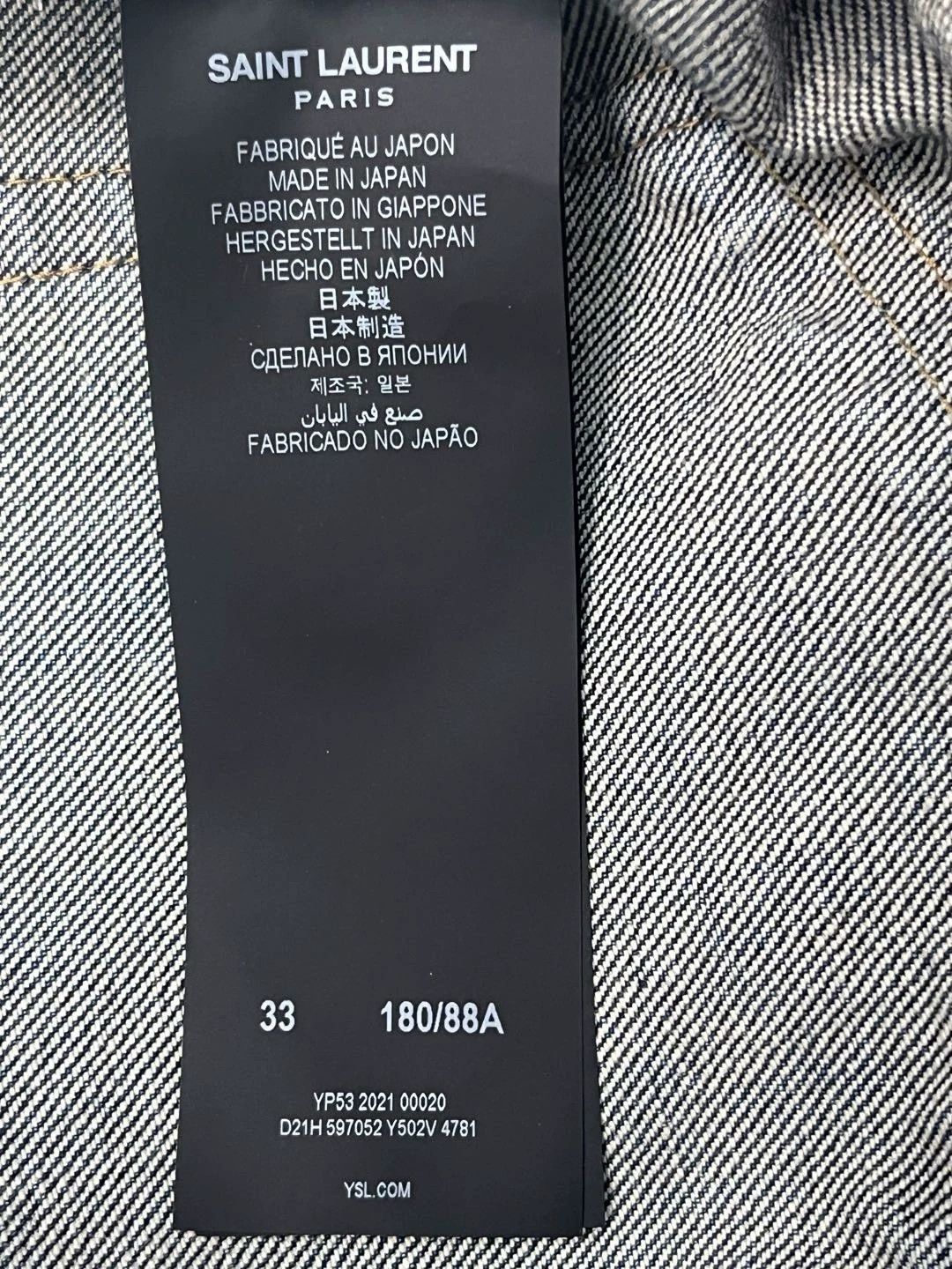Saint Laurent Paris Saint Laurent Paris Washed jeans Size US 33 - 6 Thumbnail