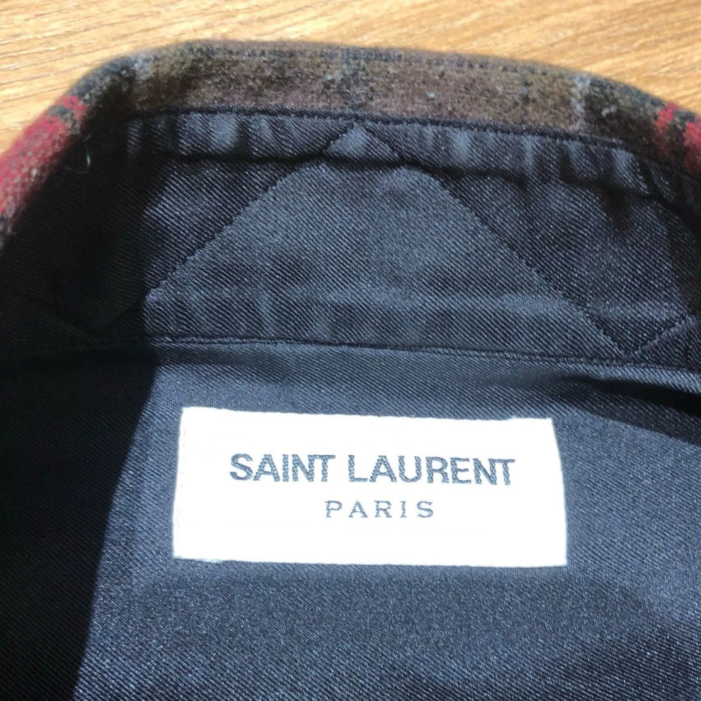 Saint Laurent Paris Saint Laurent Paris plaid shirt Size US S / EU 44-46 / 1 - 2 Thumbnail