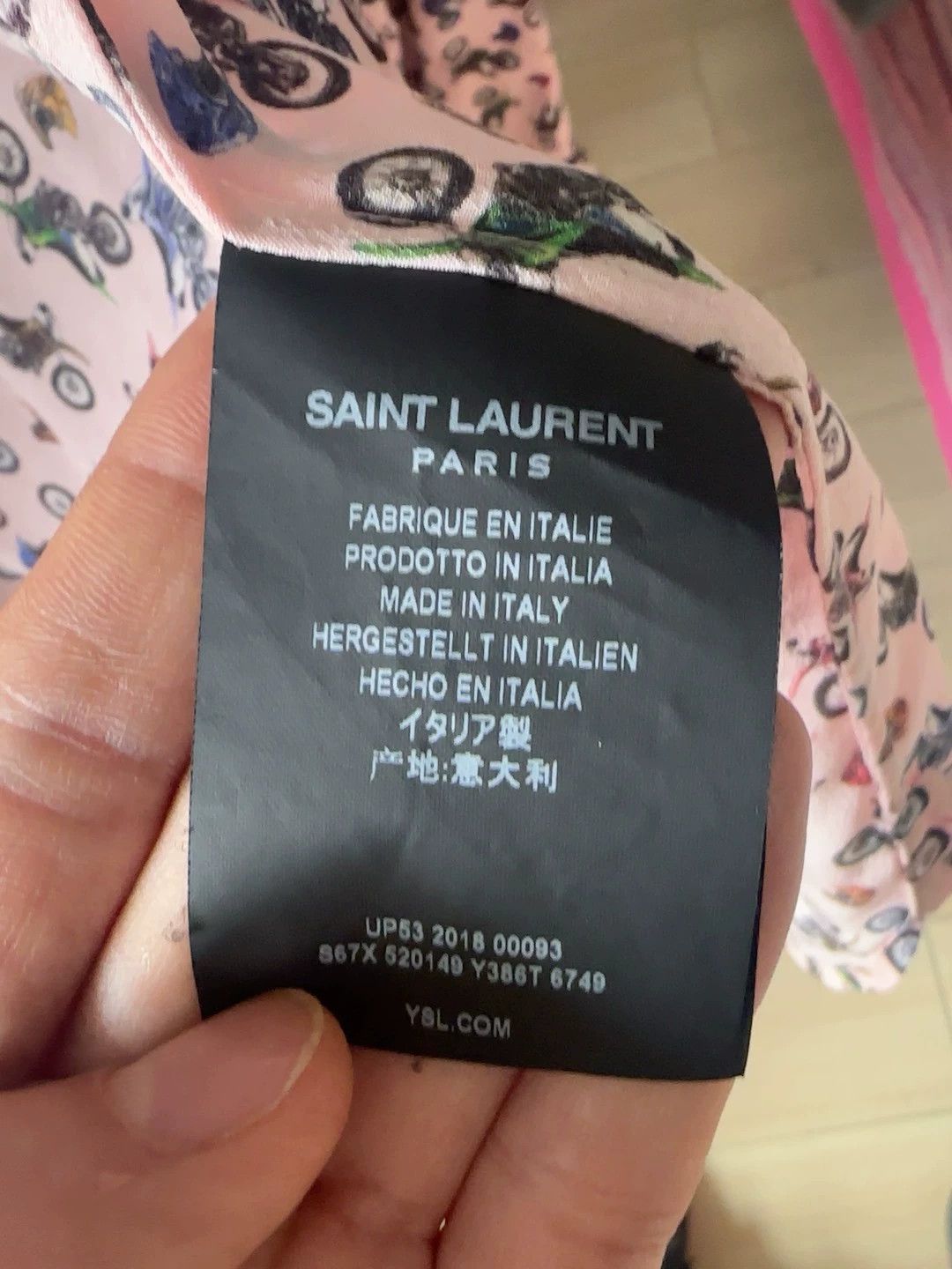 Saint Laurent Paris Saint Laurent Paris Mulberry silk shirt Size US S / EU 44-46 / 1 - 4 Thumbnail
