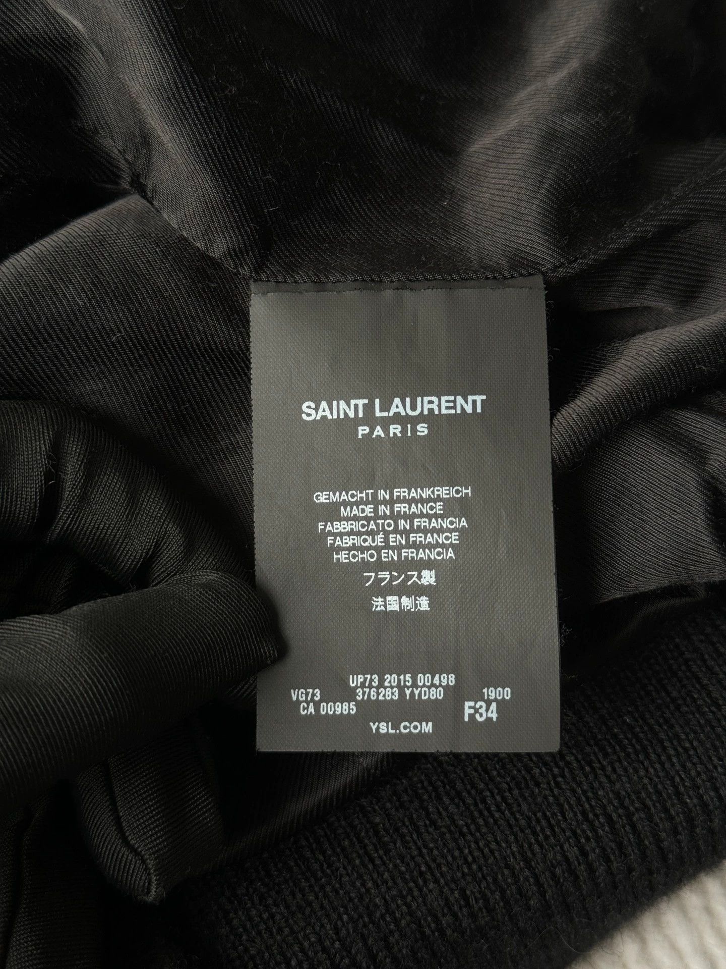 Saint Laurent Paris Saint Laurent Paris Leather baseball jersey Size US XS / EU 42 / 0 - 5 Thumbnail
