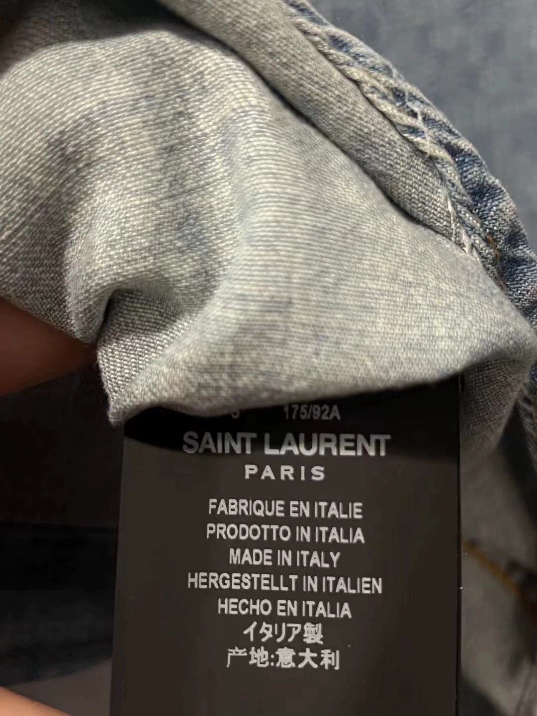 Saint Laurent Paris Saint Laurent Paris sleeved shirt Size US S / EU 44-46 / 1 - 4 Thumbnail