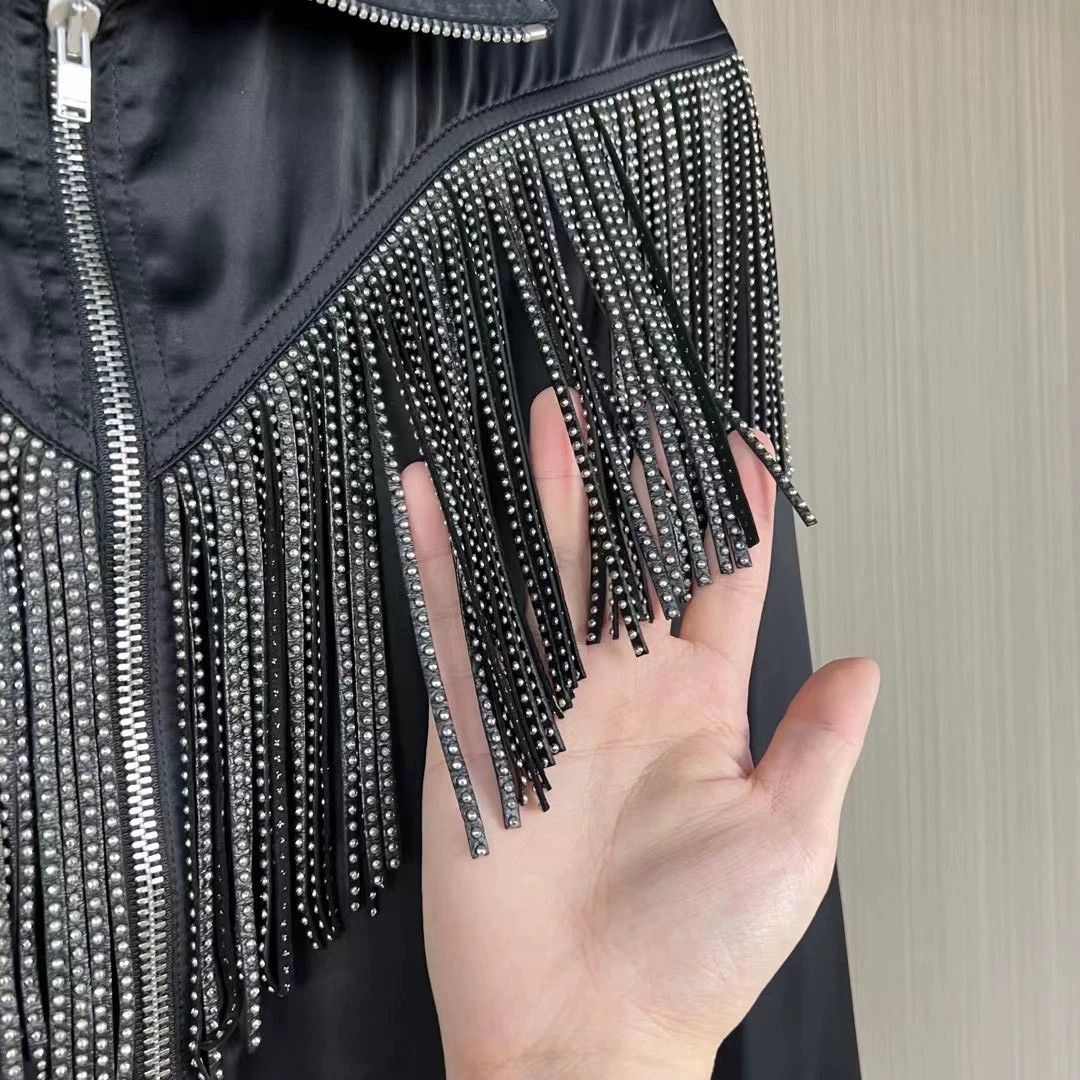 Saint Laurent Paris Saint Laurent Paris Tassel silk jacket Size US S / EU 44-46 / 1 - 4 Thumbnail