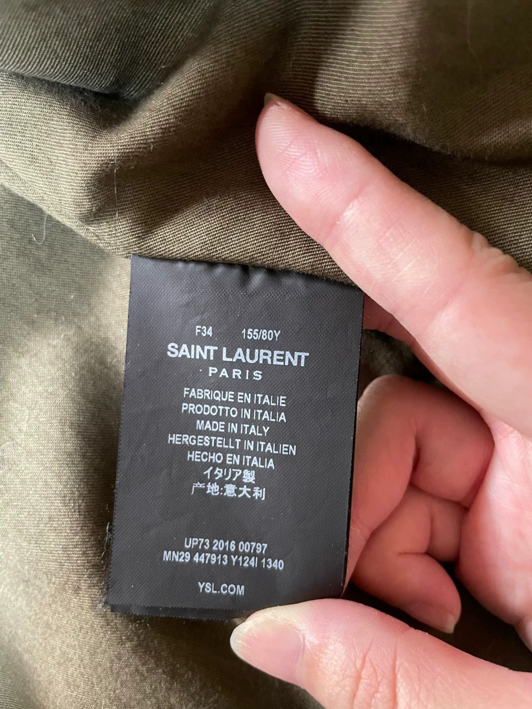 Saint Laurent Paris Saint Laurent Paris Cotton jacket Size US XS / EU 42 / 0 - 4 Thumbnail