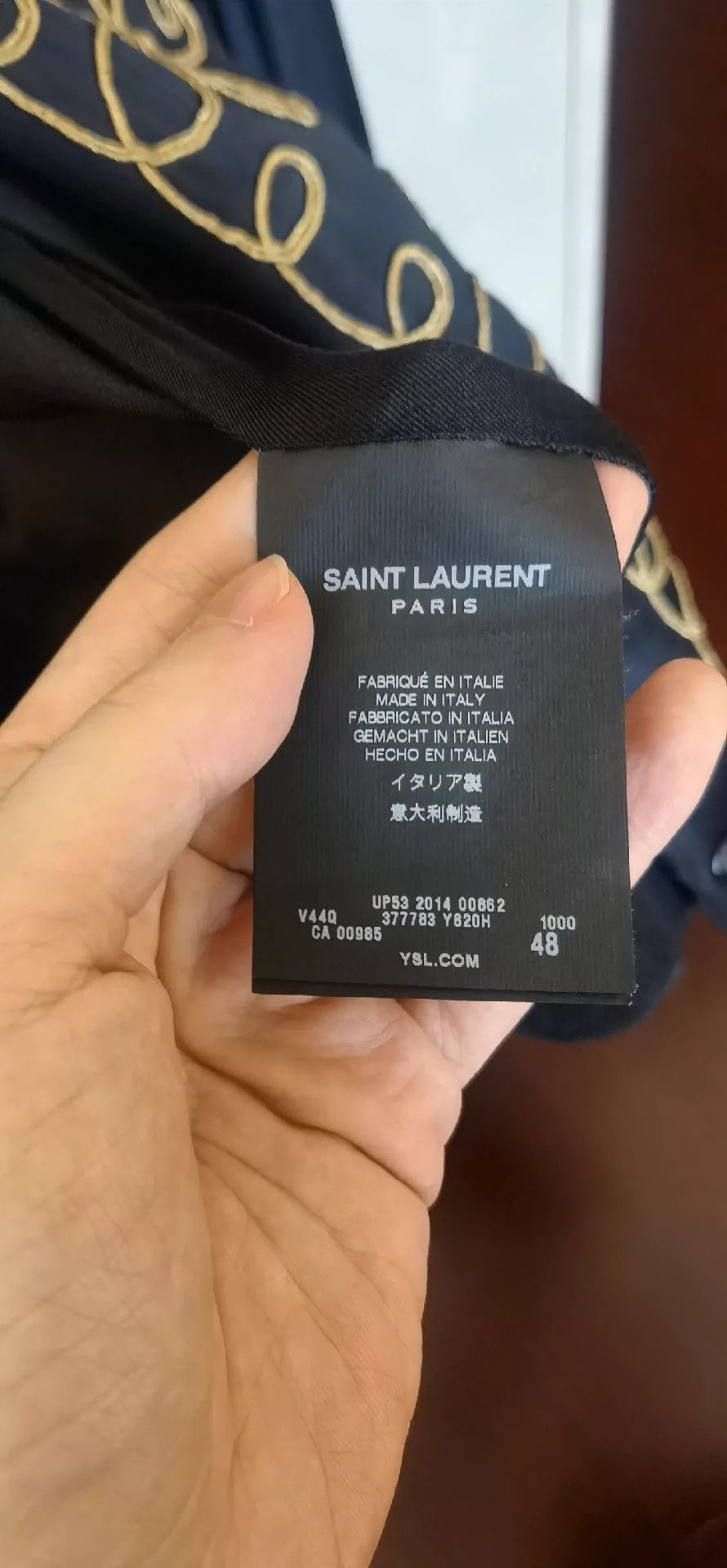 Saint Laurent Paris Saint Laurent Paris jacket Size US M / EU 48-50 / 2 - 3 Thumbnail