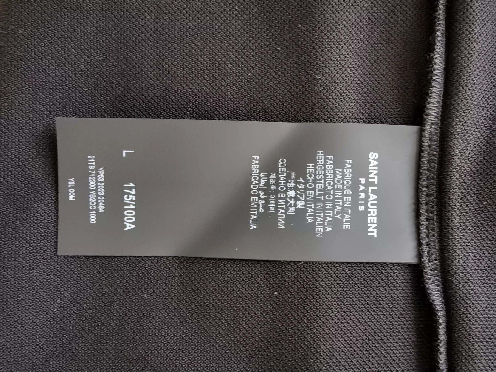 Saint Laurent Paris Saint Laurent Paris Polo shirt Size US L / EU 52-54 / 3 - 6 Thumbnail
