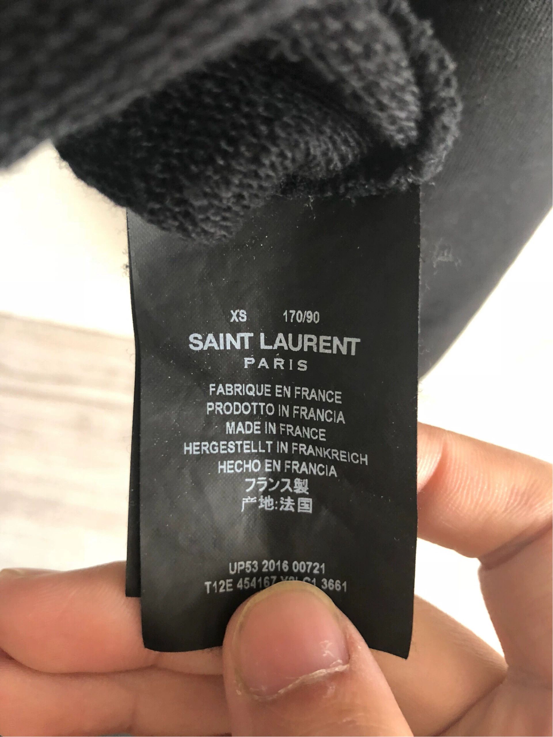 Saint Laurent Paris Saint Laurent Paris Shark hoodie Size US S / EU 44-46 / 1 - 4 Thumbnail