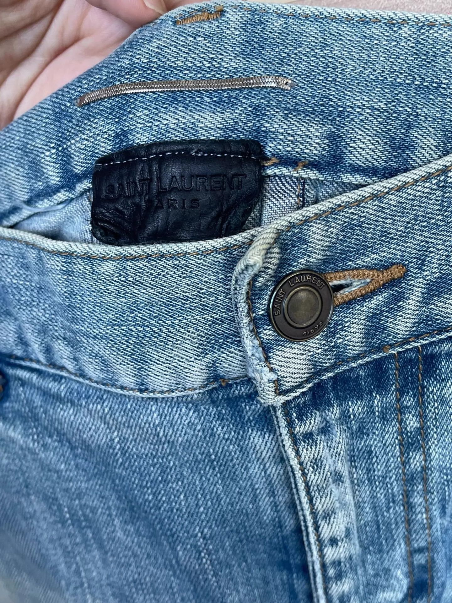 Saint Laurent Paris Saint Laurent Paris Blue Jeans Size US 28 / EU 44 - 5 Thumbnail