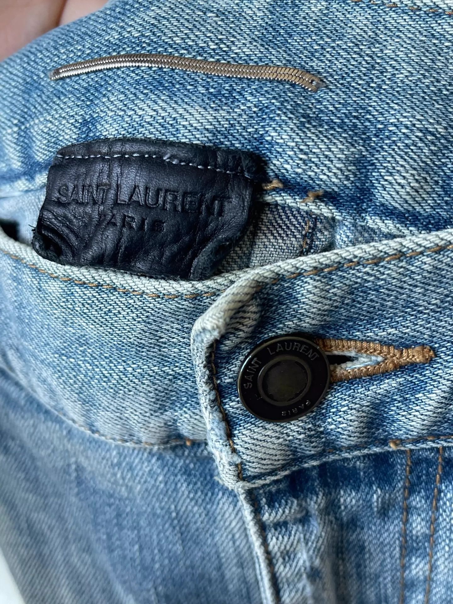 Saint Laurent Paris Saint Laurent Paris Blue Jeans Size US 28 / EU 44 - 4 Thumbnail