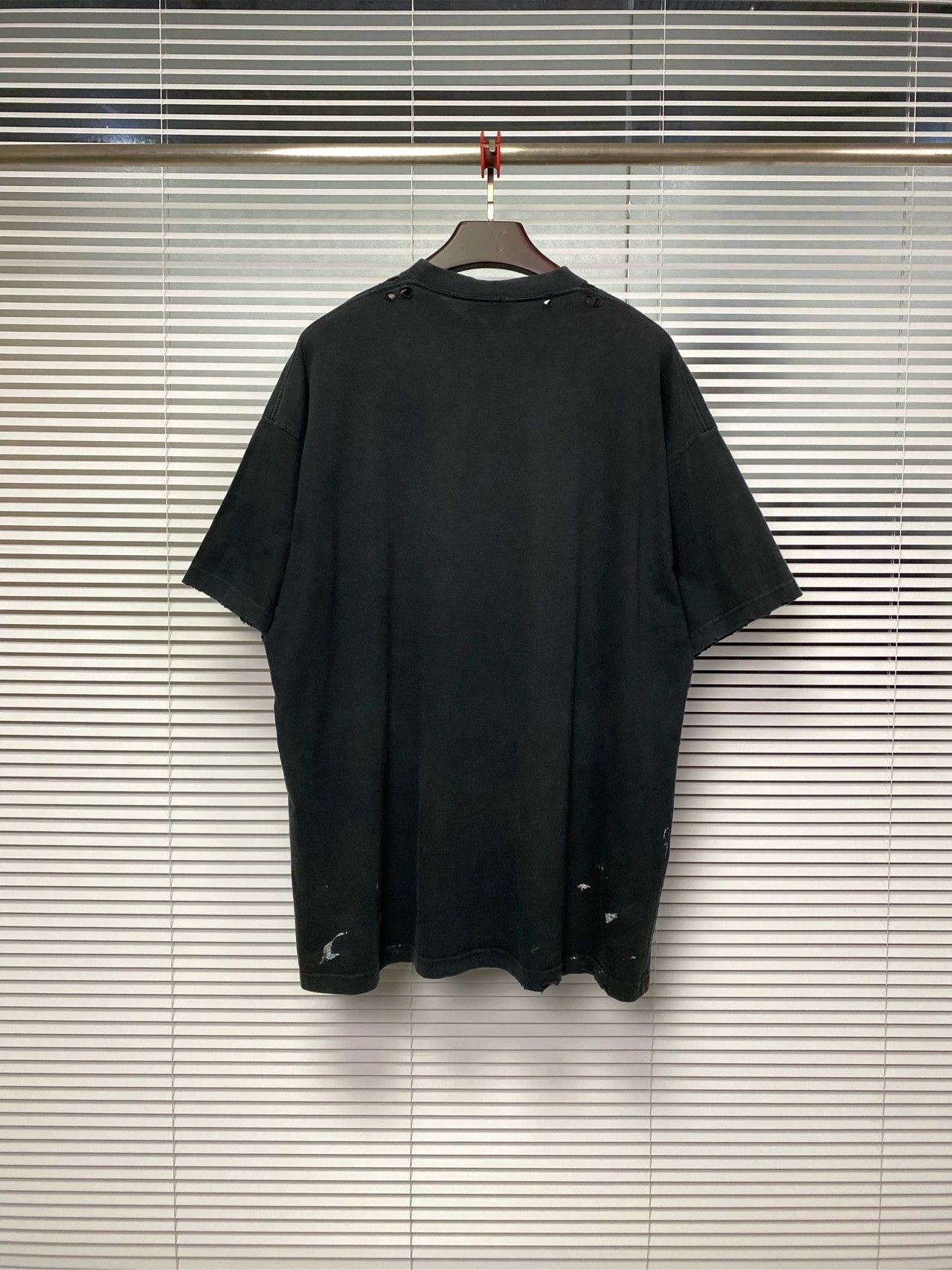 Balenciaga Balenciaga short sleeved T-shirt with lightning letter printed logo Size US L / EU 52-54 / 3 - 2 Thumbnail