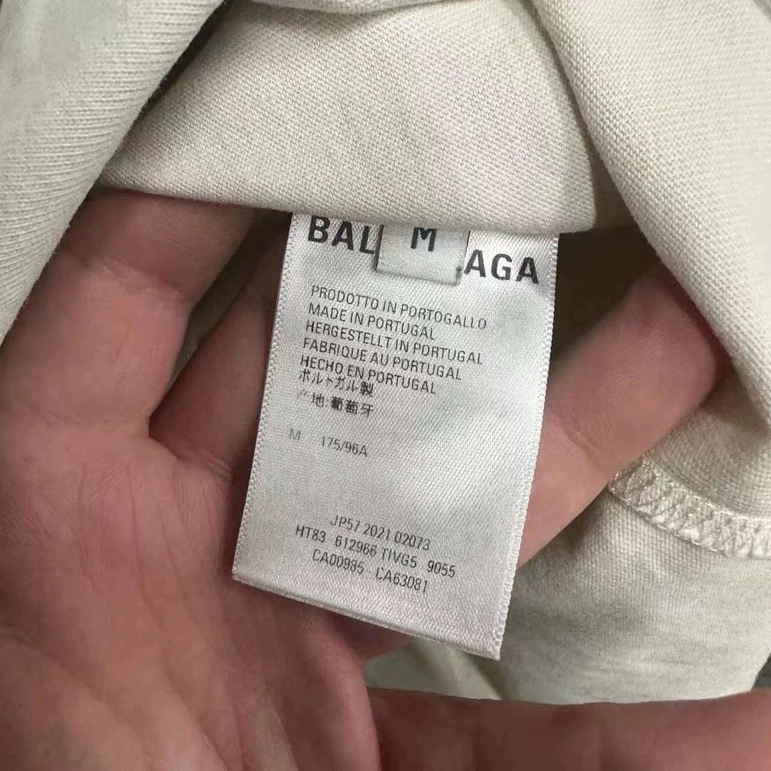 Balenciaga Balenciaga front and back logo short sleeves Size US M / EU 48-50 / 2 - 5 Thumbnail