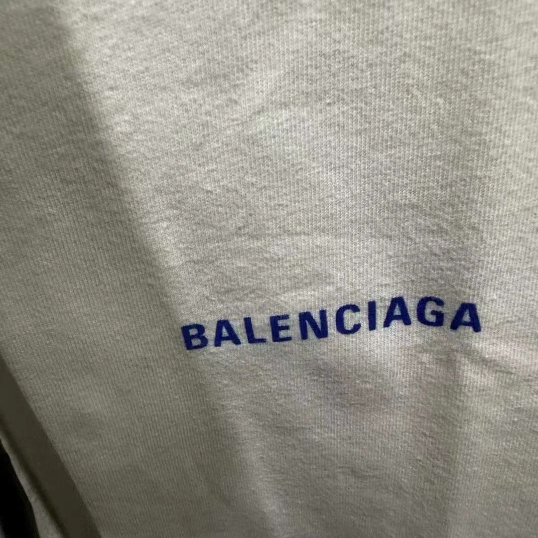 Balenciaga Balenciaga front and back logo short sleeves Size US M / EU 48-50 / 2 - 3 Thumbnail