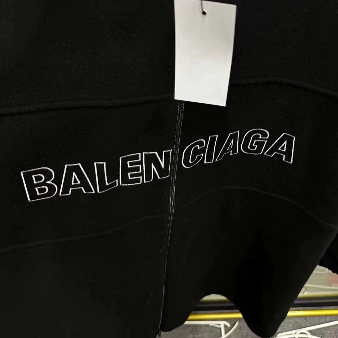 Balenciaga Balenciaga Wool Splicing Charge Jacket Size US L / EU 52-54 / 3 - 3 Thumbnail