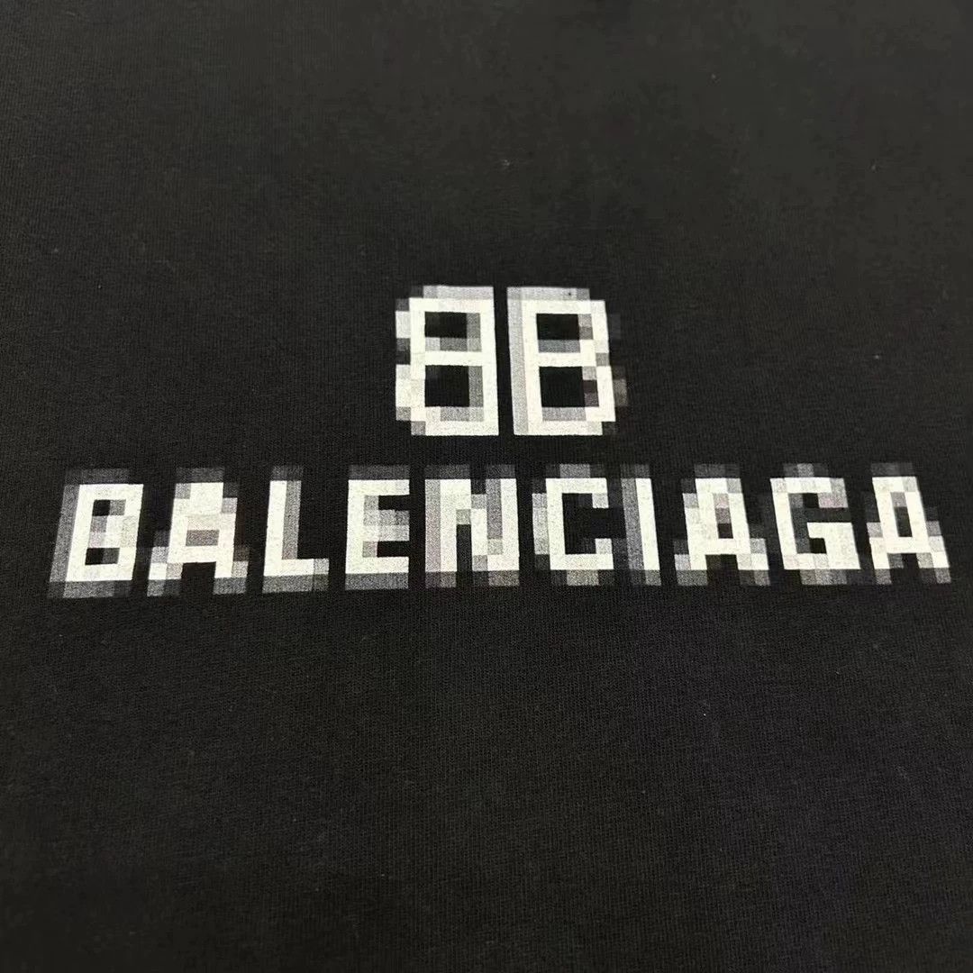 Balenciaga Balenciaga black mosaic short sleeved shirt Size US S / EU 44-46 / 1 - 2 Thumbnail