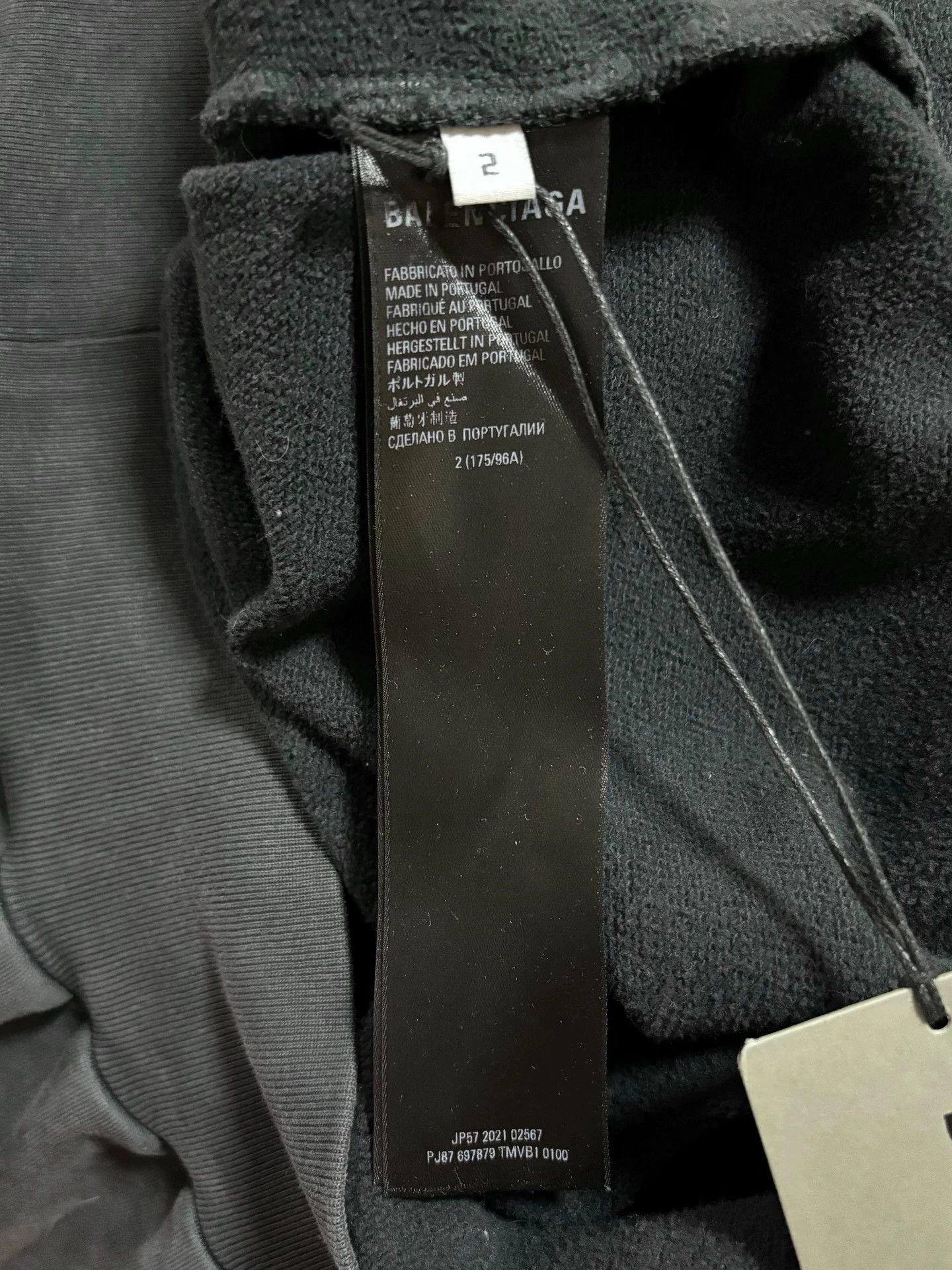 Balenciaga Balenciaga washed Batman logo hoodie Size US M / EU 48-50 / 2 - 4 Thumbnail