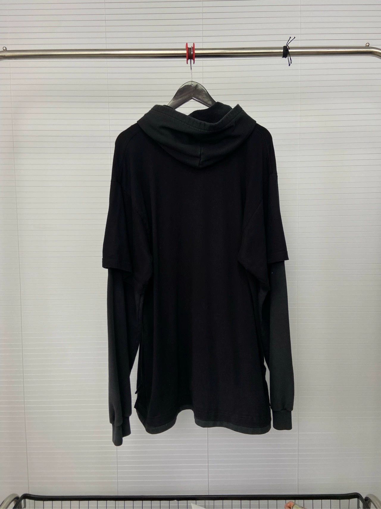 Balenciaga Balenciaga Art Painting Printed Black Hoodie Fake Two Piece Loose fit Size US M / EU 48-50 / 2 - 2 Thumbnail