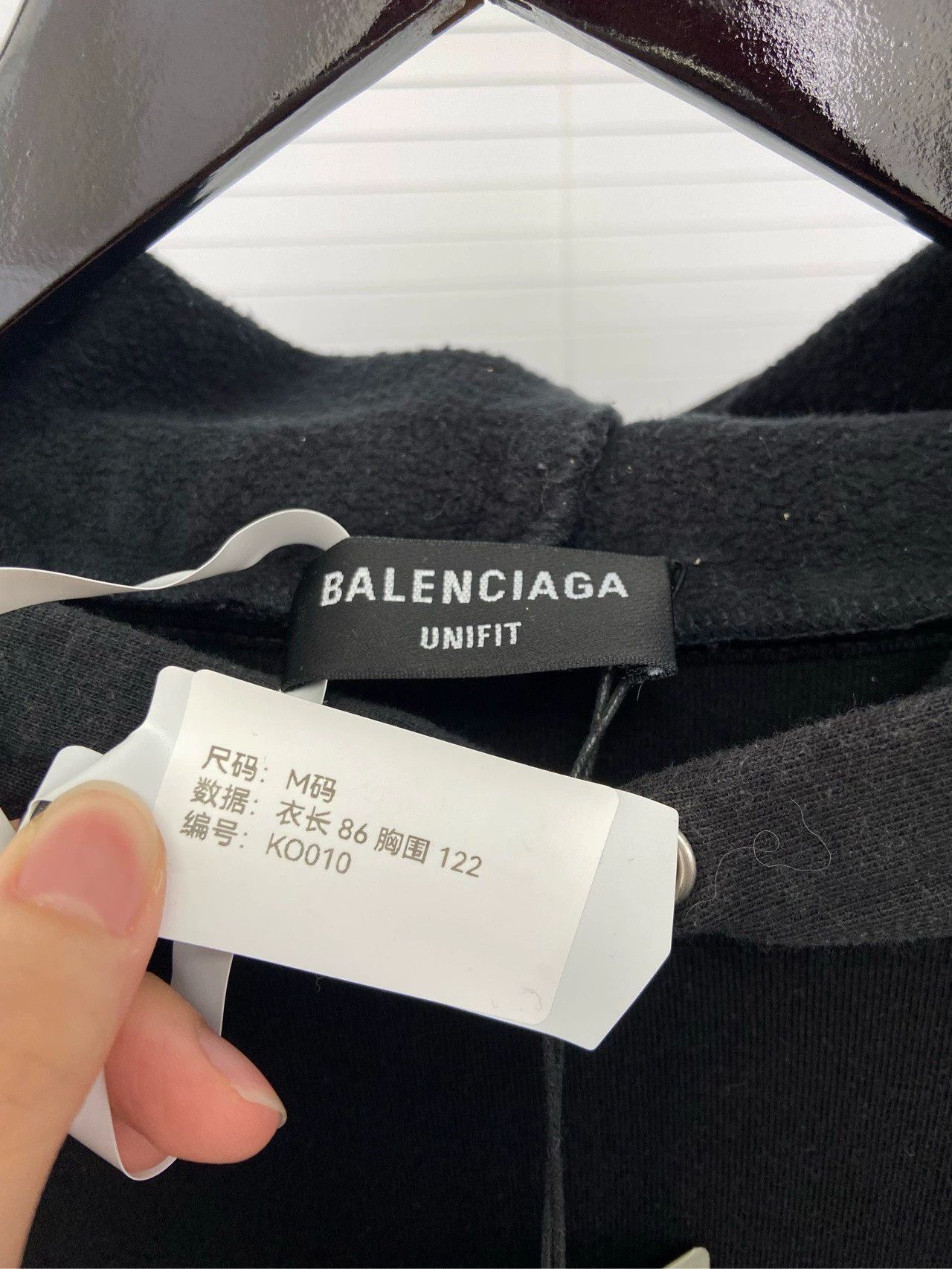 Balenciaga Balenciaga Art Painting Printed Black Hoodie Fake Two Piece Loose fit Size US M / EU 48-50 / 2 - 5 Thumbnail