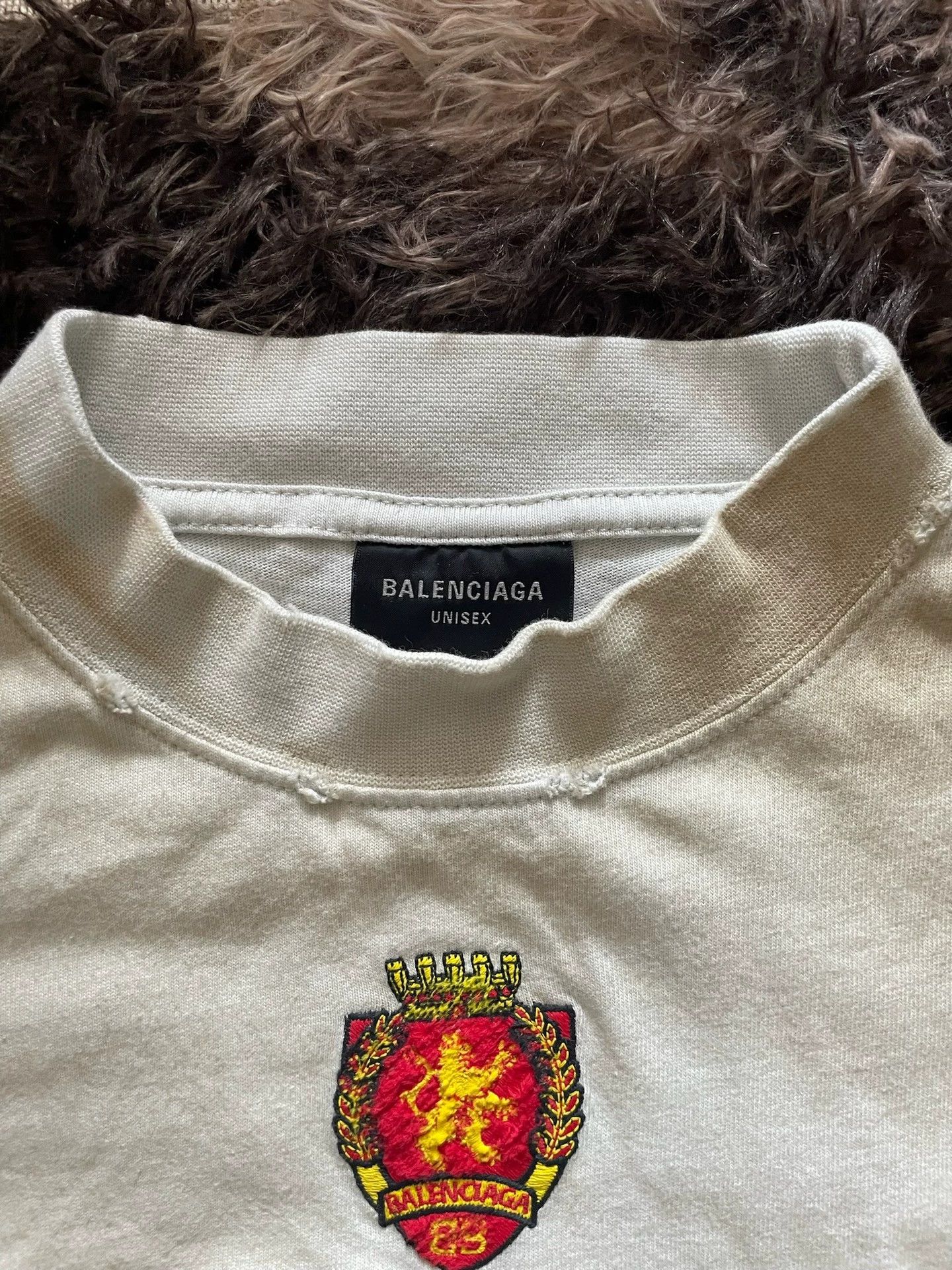 Balenciaga Balenciaga 23ss vintage mud dyed Manchester United short sleeved shirt Size US S / EU 44-46 / 1 - 3 Thumbnail