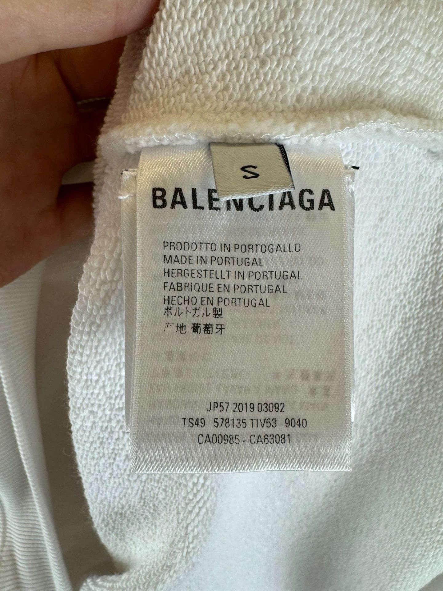 Balenciaga Balenciaga White Coke Hoodie Size US S / EU 44-46 / 1 - 4 Thumbnail