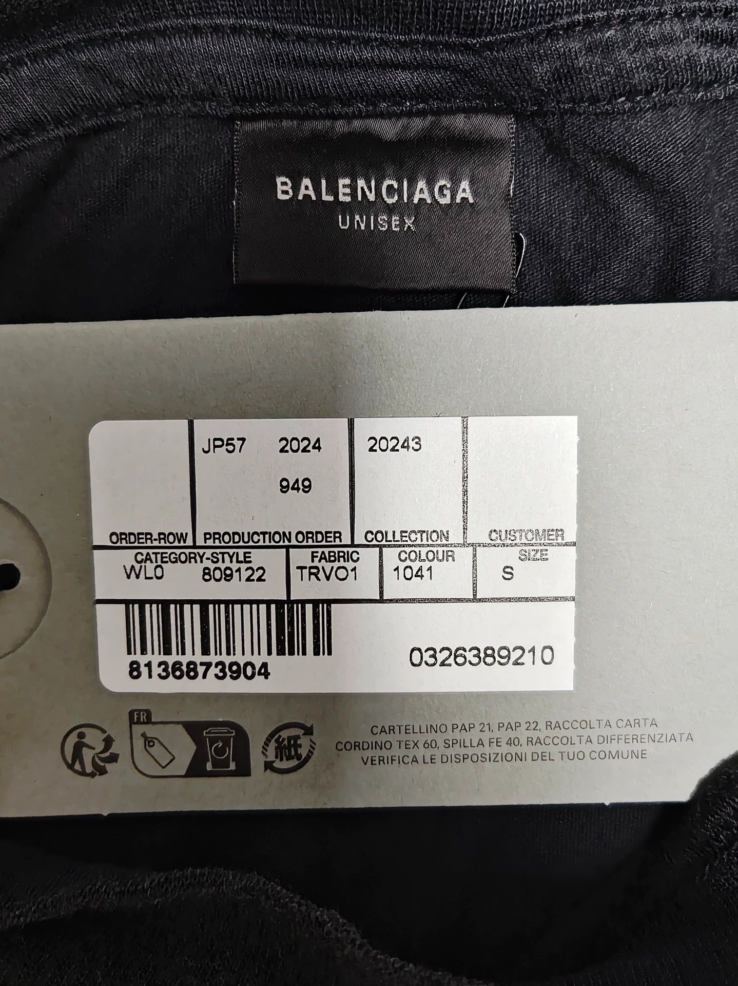 Balenciaga Balenciaga 24fw Paris Pigalle Street Night Scene Vintage Short Sleeve Size US S / EU 44-46 / 1 - 4 Thumbnail
