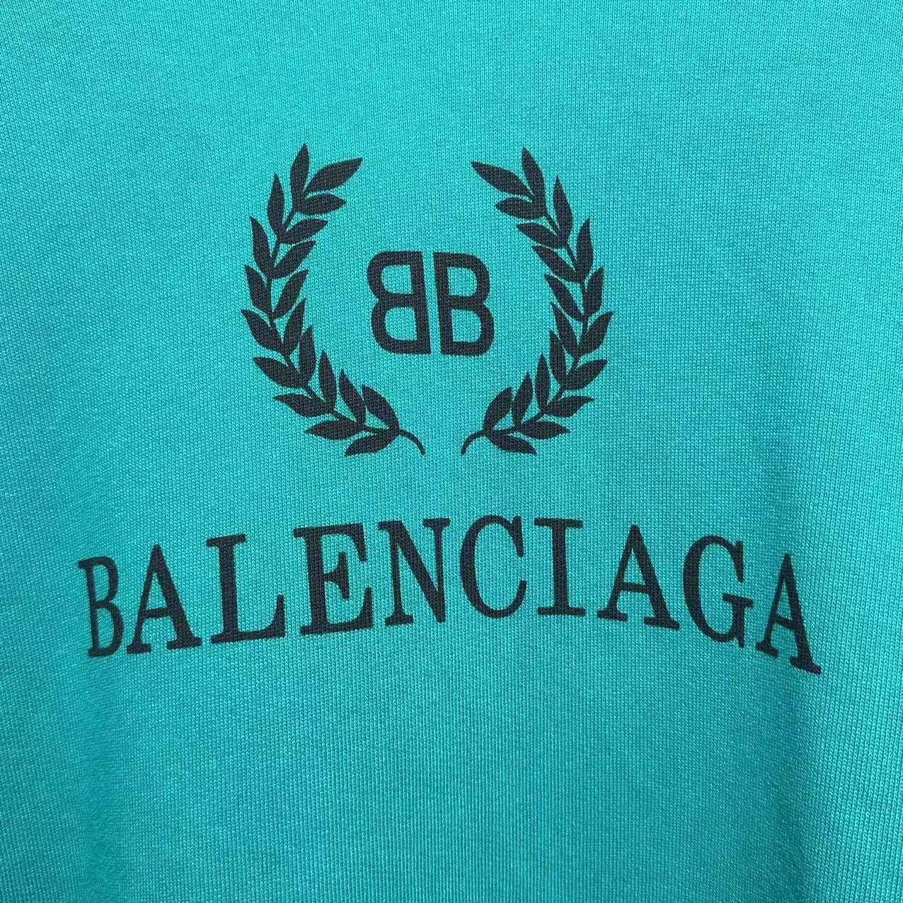 Balenciaga Balenciaga Balenciaga Lake Green Wheat Harvest Hoodie Size US S / EU 44-46 / 1 - 3 Thumbnail