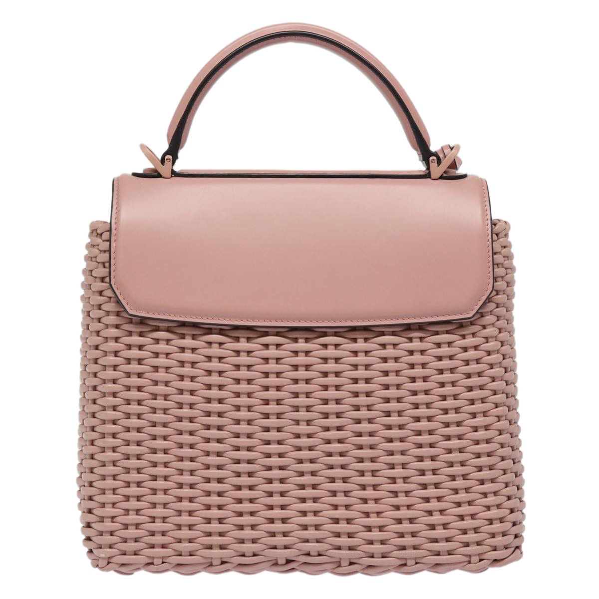 Salvatore Ferragamo Gancini Pink Leather Shoulder Bag (Pre-Owned) Size ONE SIZE - 2 Thumbnail