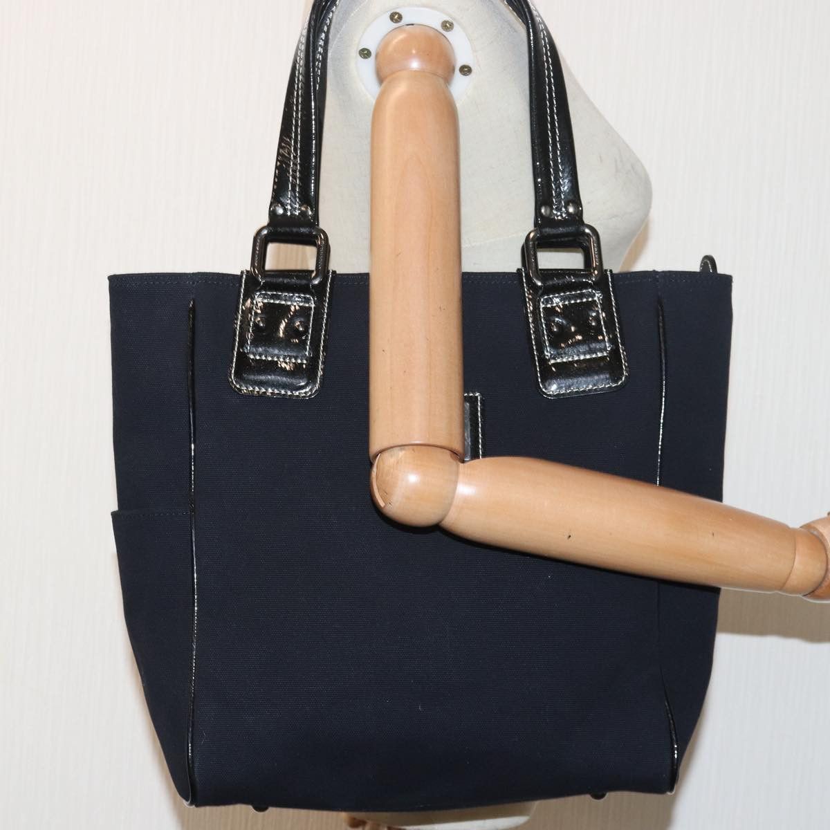 Burberry Blue Label Black Canvas Tote Bag (Pre-Owned) Size ONE SIZE - 6 Thumbnail