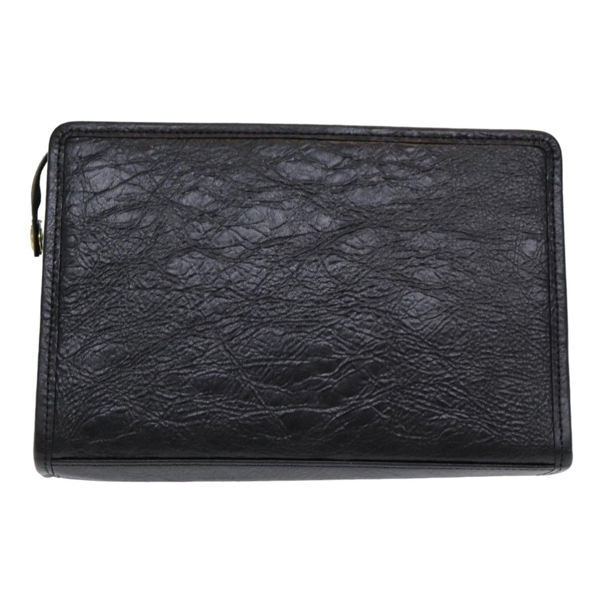 Burberry Black Leather Clutch Bag (Pre-Owned) Size ONE SIZE - 2 Thumbnail