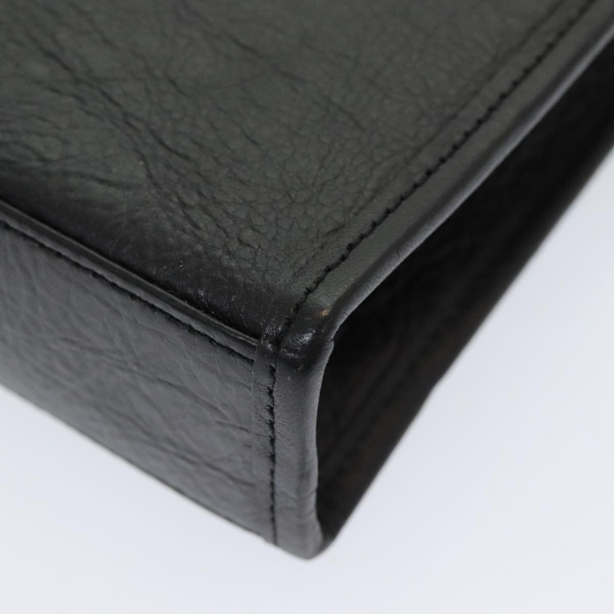 Burberry Black Leather Clutch Bag (Pre-Owned) Size ONE SIZE - 12 Thumbnail
