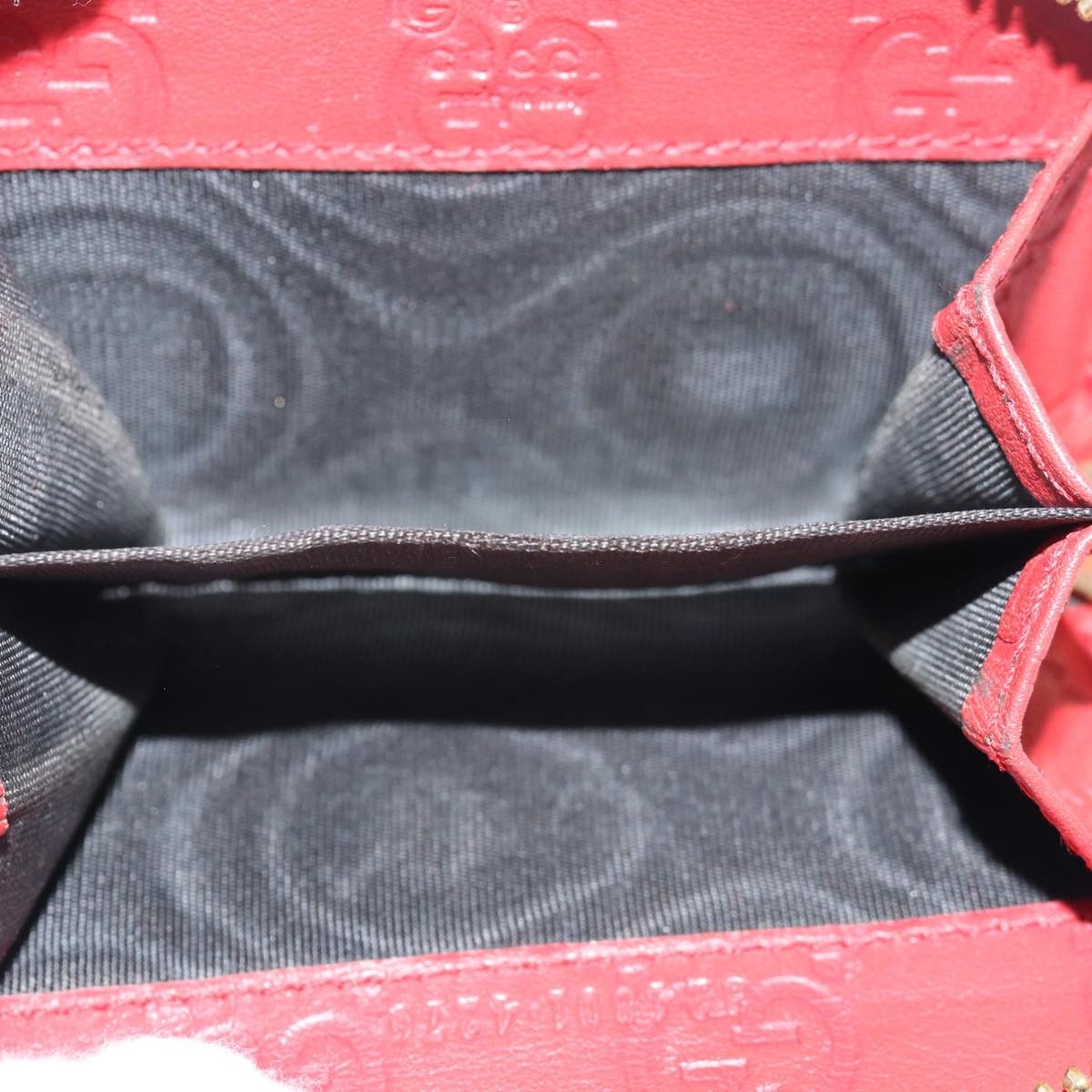 Gucci Gg Supreme Red Leather Wallet (Pre-Owned) Size ONE SIZE - 5 Thumbnail