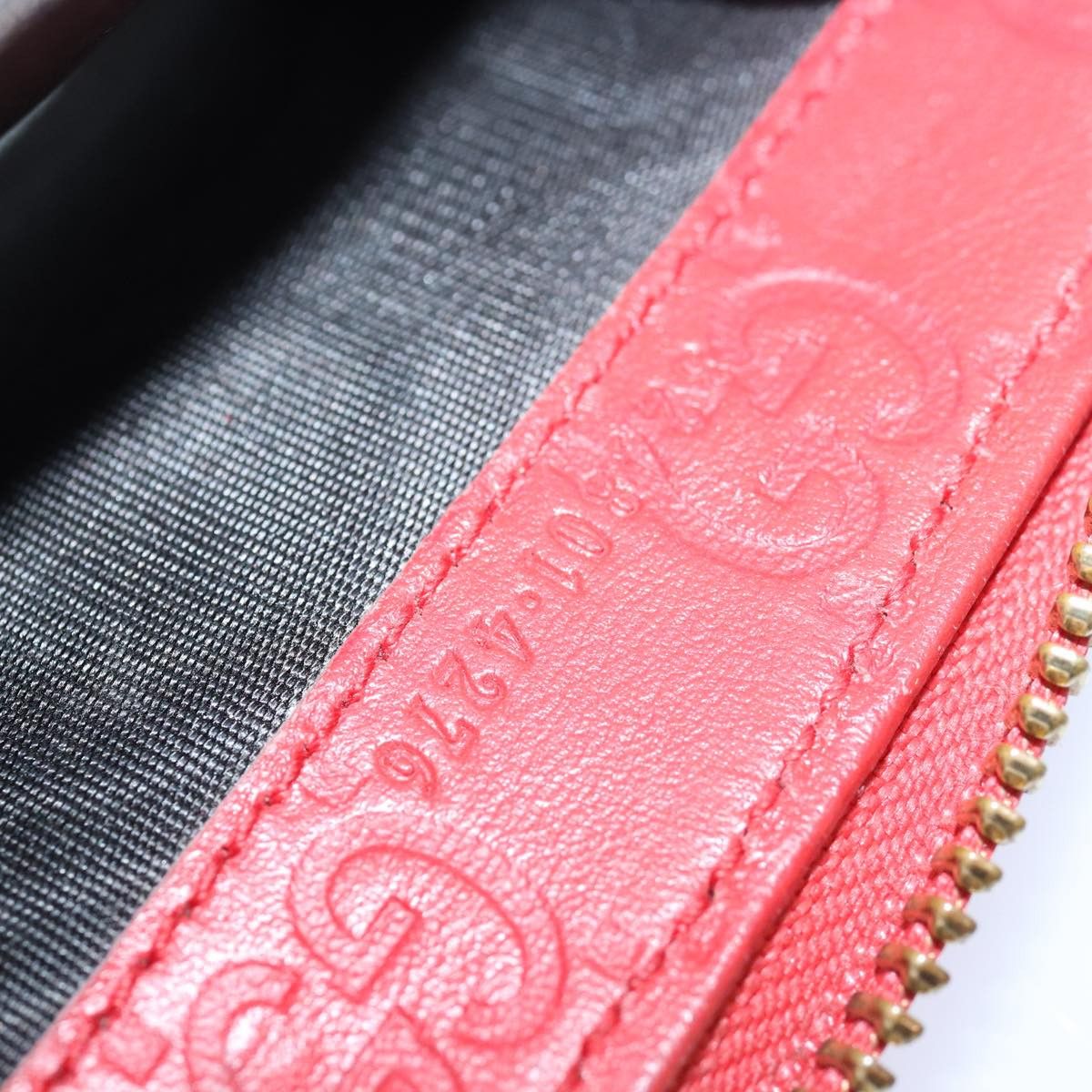 Gucci Gg Supreme Red Leather Wallet (Pre-Owned) Size ONE SIZE - 6 Thumbnail