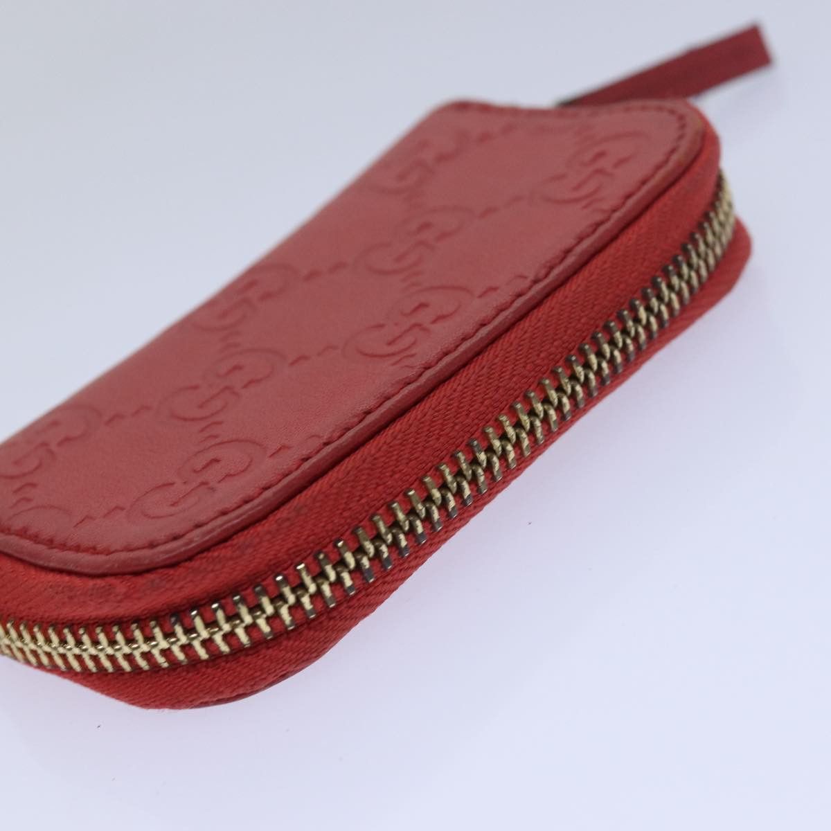 Gucci Gg Supreme Red Leather Wallet (Pre-Owned) Size ONE SIZE - 4 Thumbnail