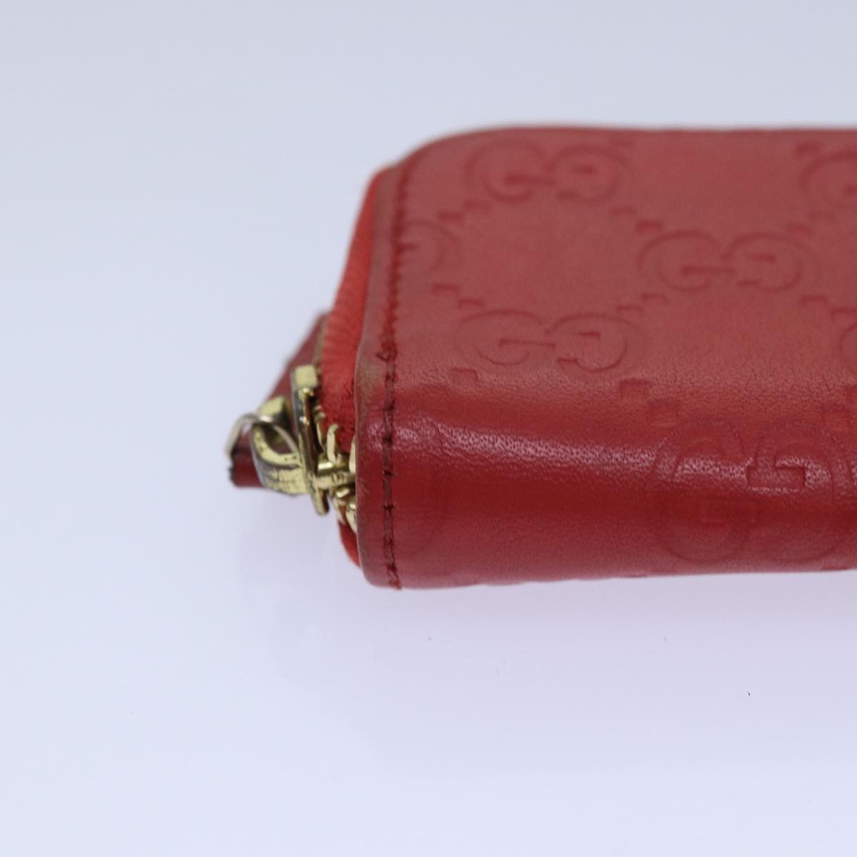 Gucci Gg Supreme Red Leather Wallet (Pre-Owned) Size ONE SIZE - 11 Thumbnail