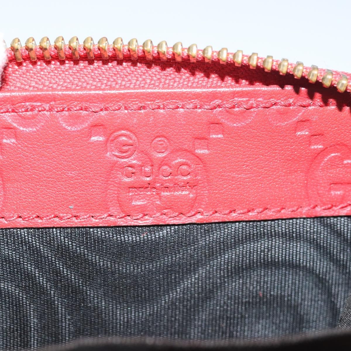 Gucci Gg Supreme Red Leather Wallet (Pre-Owned) Size ONE SIZE - 7 Thumbnail
