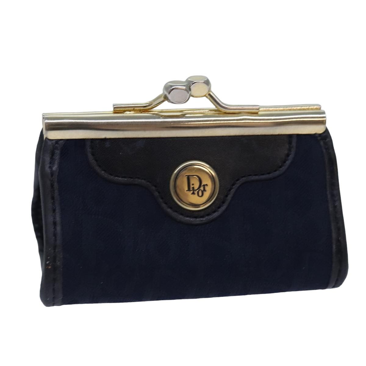 Dior Navy Canvas Wallet (Pre-Owned) Size ONE SIZE - 11 Thumbnail