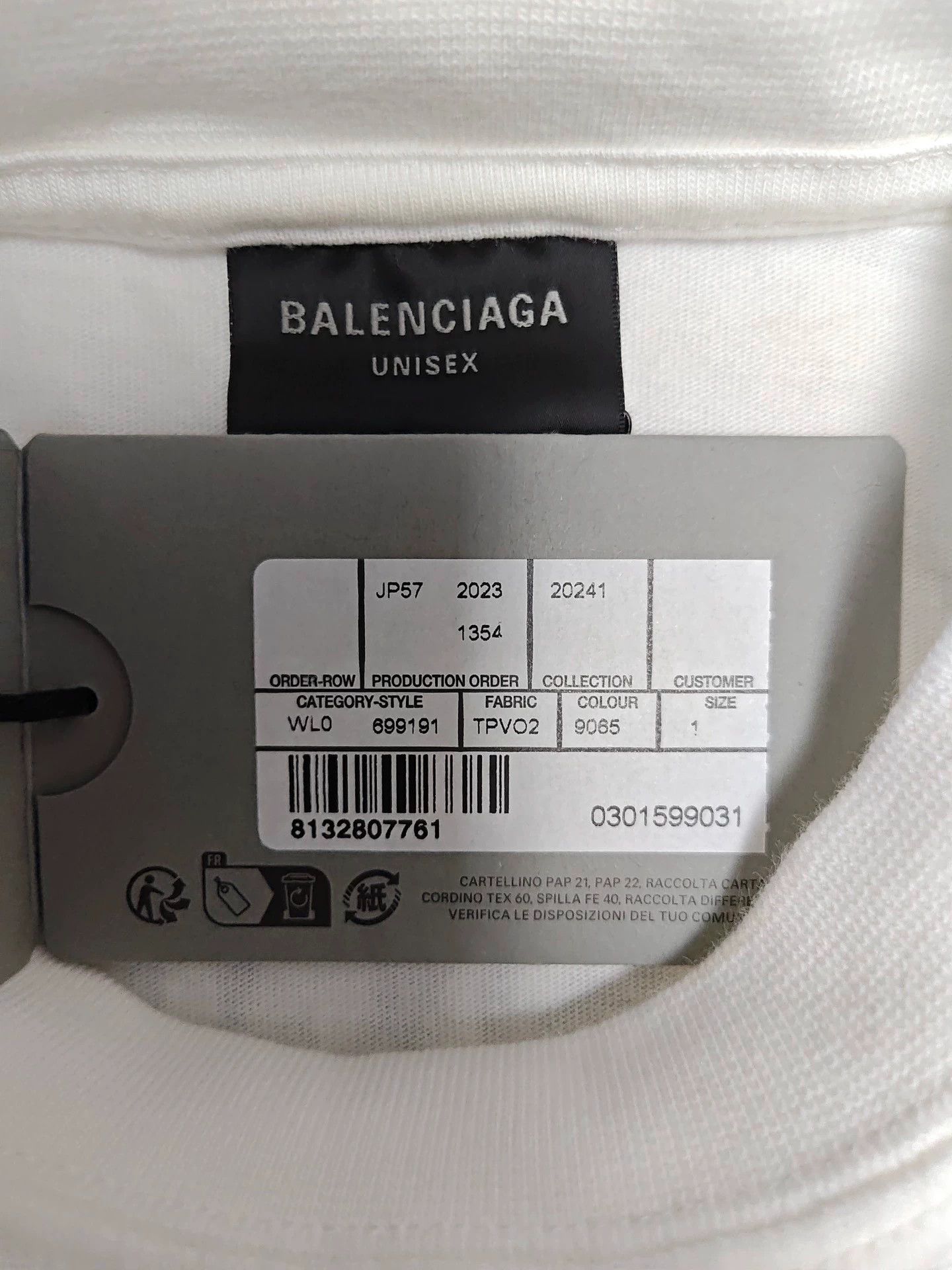 Balenciaga Balenciaga 24SS diy mental the Year of the Loong opium graffiti long sleeve Size US S / EU 44-46 / 1 - 5 Thumbnail