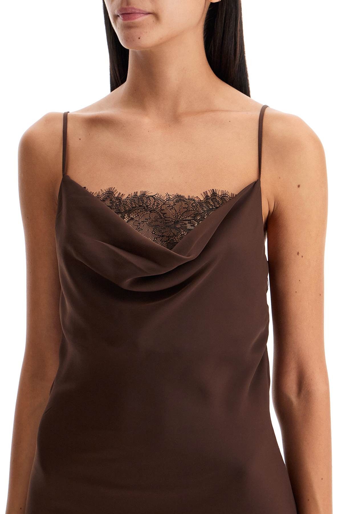 ROTATE ROTATE Lace Slip Dress With Lace Size XS / US 0-2 / IT 36-38 - 4 Thumbnail
