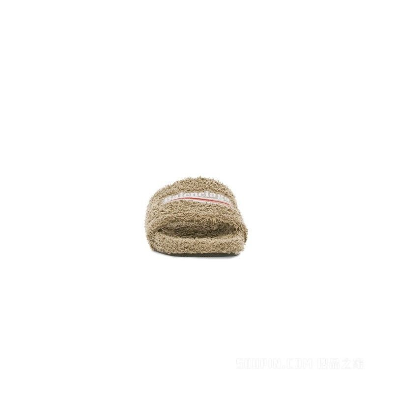 Balenciaga Balenciaga Furry Slide Sandal in Soft Towel Size US 8 / EU 41 - 3 Thumbnail