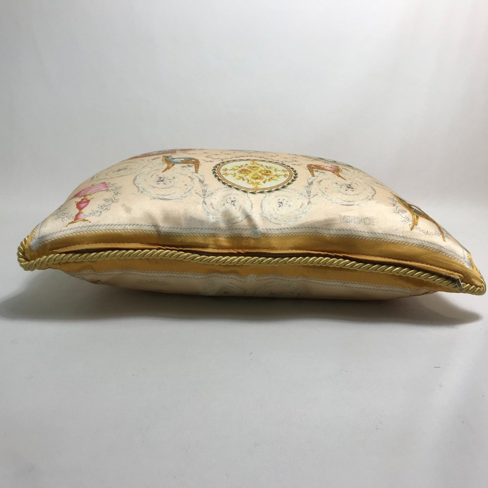 Versace VERSACE Medusa Cushion Polyester Men's Women's Light Orange Size ONE SIZE - 3 Thumbnail