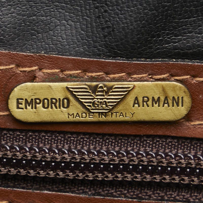Stella McCartney Armani Nylon Leather Logo Boston Travel Bag Canvas Travel Bag in Good Condition Size ONE SIZE - 9 Thumbnail