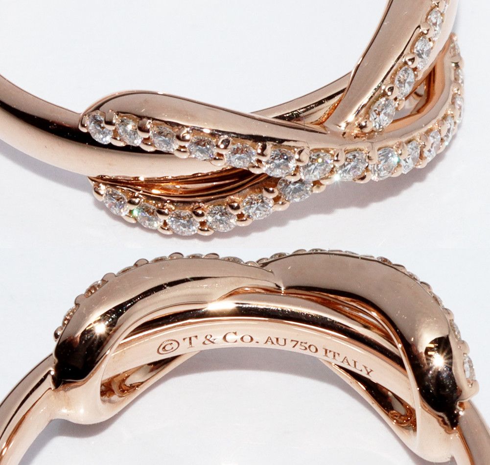 Tiffany & Co. Tiffany & Co Tiffany & Co K18PG Diamond Infinity Ring Metal Ring 2300207 in Great Condition Size ONE SIZE - 5 Thumbnail