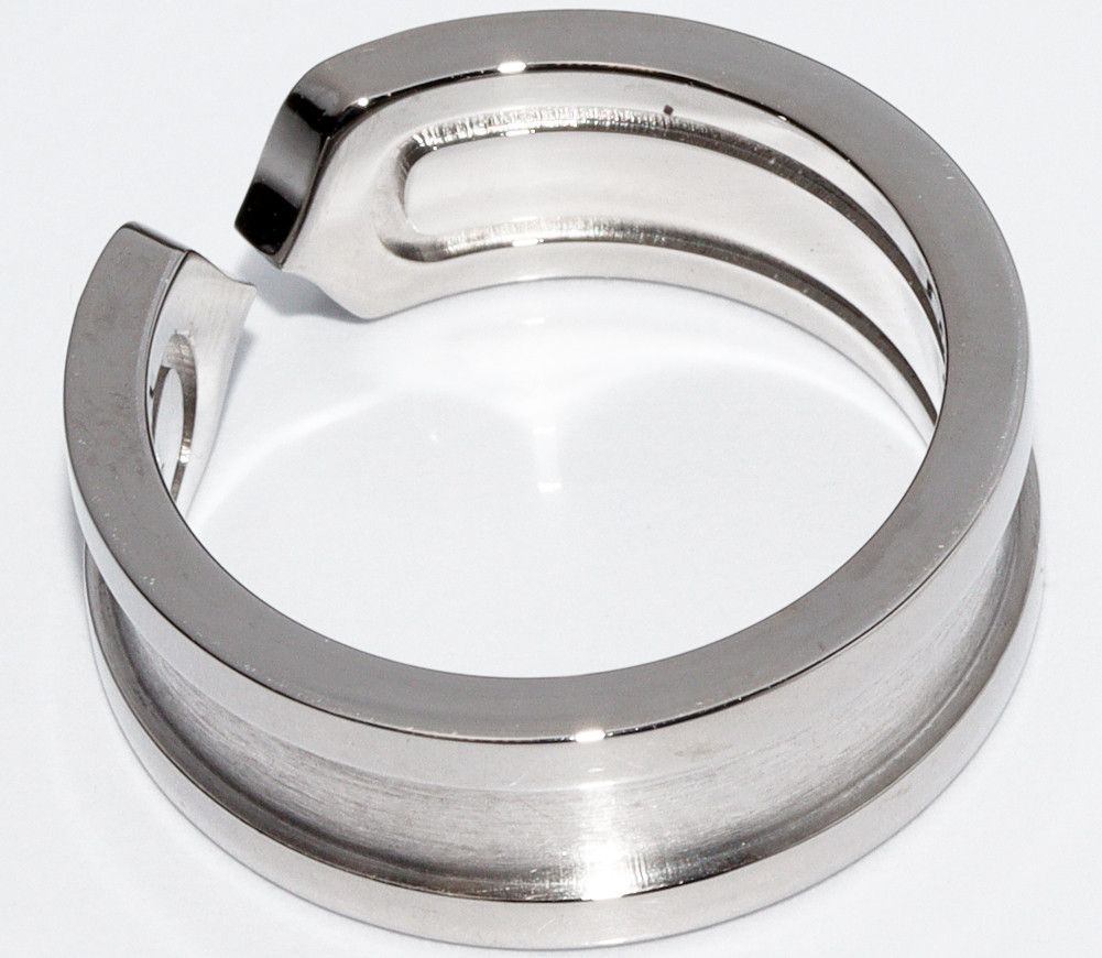 Cartier Cartier Cartier K18WG Diamond Ring B40442 Metal Ring B40442 in Great Condition Size ONE SIZE - 4 Thumbnail