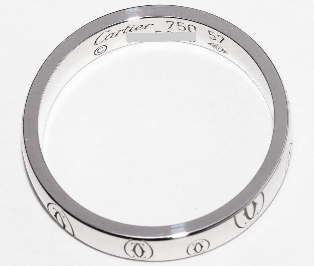 Cartier Cartier Cartier K18WG Happy Birthday Ring SM B40509 Metal Ring B40509 in Great Condition Size ONE SIZE - 5 Thumbnail