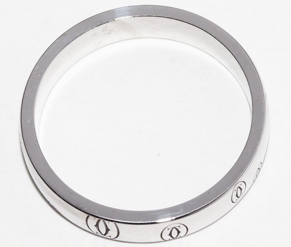 Cartier Cartier Cartier K18WG Happy Birthday Ring SM B40509 Metal Ring B40509 in Great Condition Size ONE SIZE - 4 Thumbnail