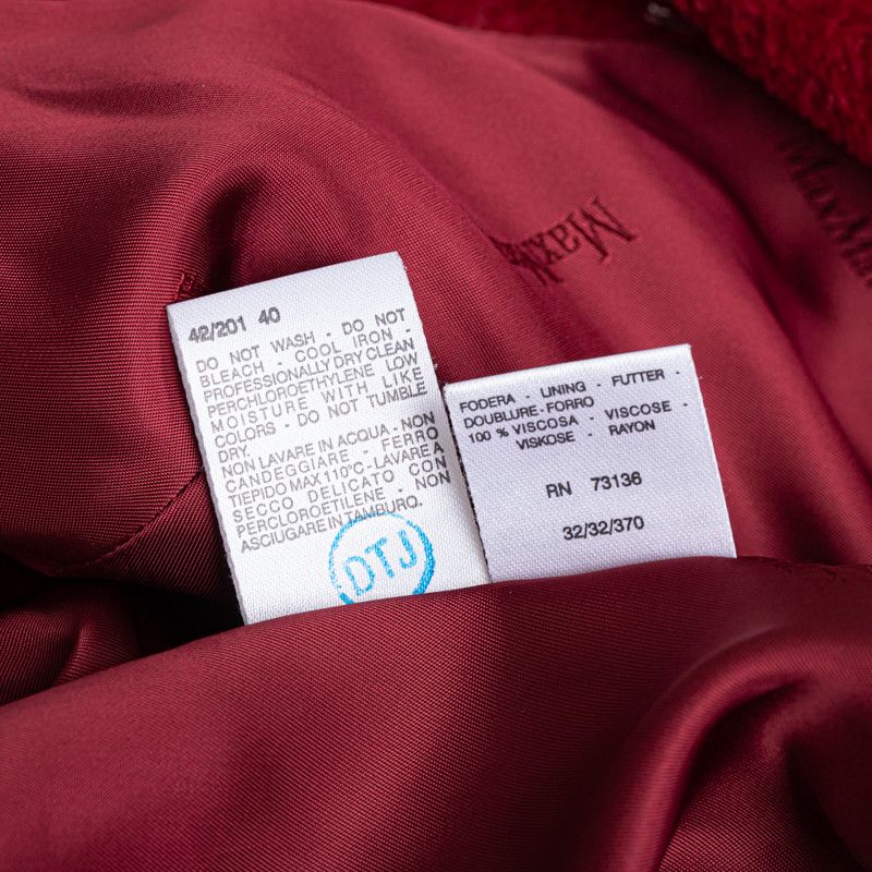 Max Mara MaxMara Max Mara Alpaca Wool Tailored Jacket Canvas Suit in Great Condition Size ONE SIZE - 8 Thumbnail