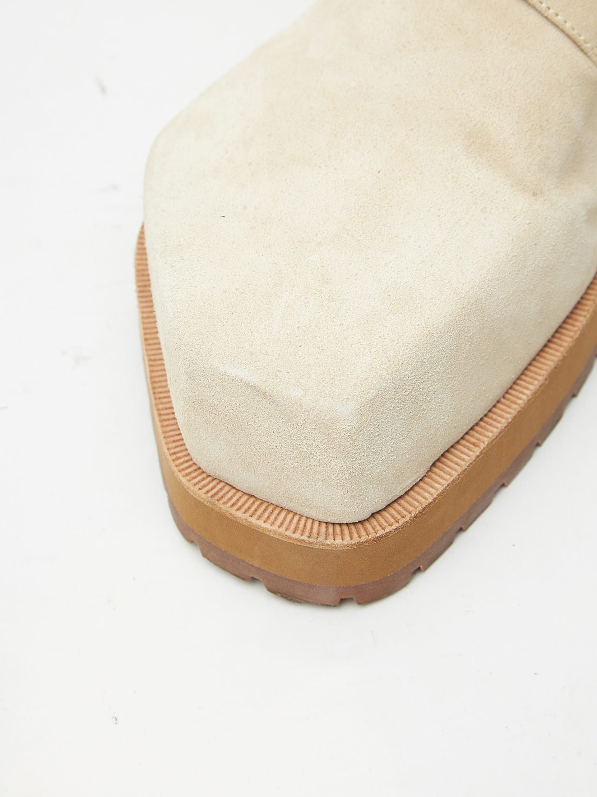 Magliano Beige Massive High Suede Boots Size US 12 / EU 45 - 4 Thumbnail