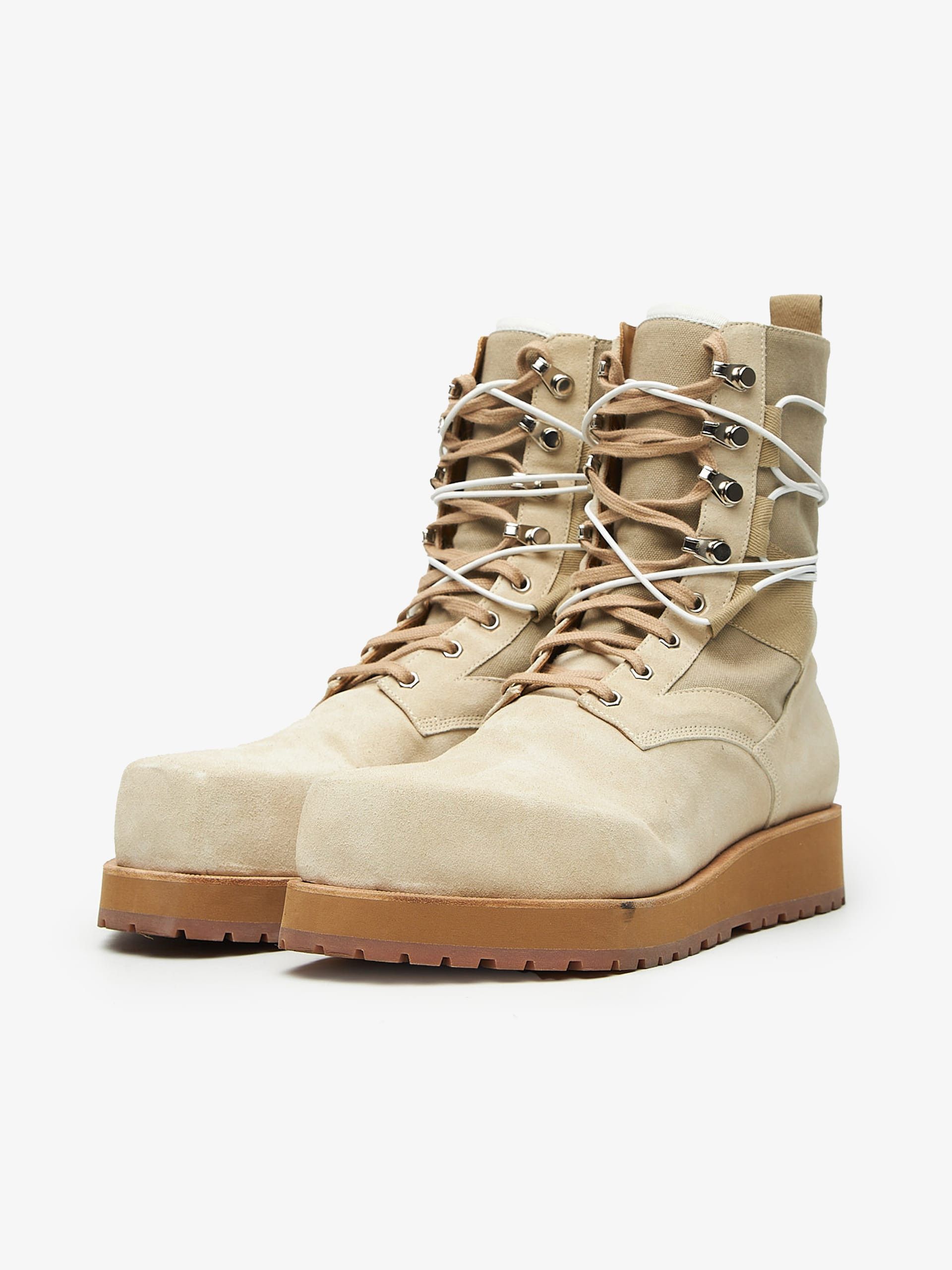 Magliano Beige Massive High Suede Boots Size US 12 / EU 45 - 2 Thumbnail