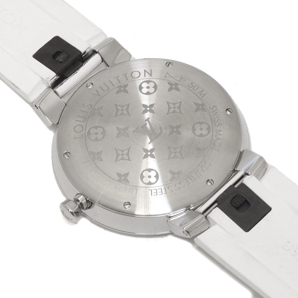 Louis Vuitton Louis Vuitton Louis Vuitton Tambour Slim GM Q1E01 Stainless Steel Quartz Metal Other Q1E01 in Great Condition Size ONE SIZE - 2 Thumbnail