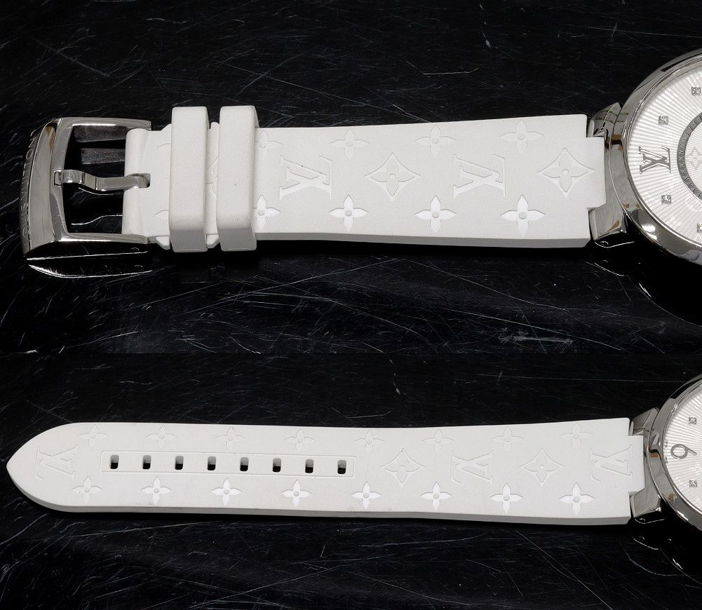 Louis Vuitton Louis Vuitton Louis Vuitton Tambour Slim GM Q1E01 Stainless Steel Quartz Metal Other Q1E01 in Great Condition Size ONE SIZE - 5 Thumbnail