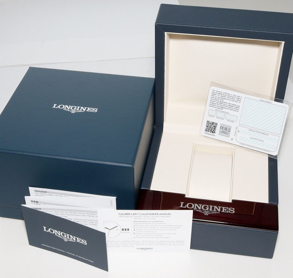 Longines Longines Longines 1832 Automatic Stainless Steel Leather Watch L4.827.4.52.0 Metal Automatic L4.827.4.52.0 in Pristine Condition Size ONE SIZE - 3 Thumbnail
